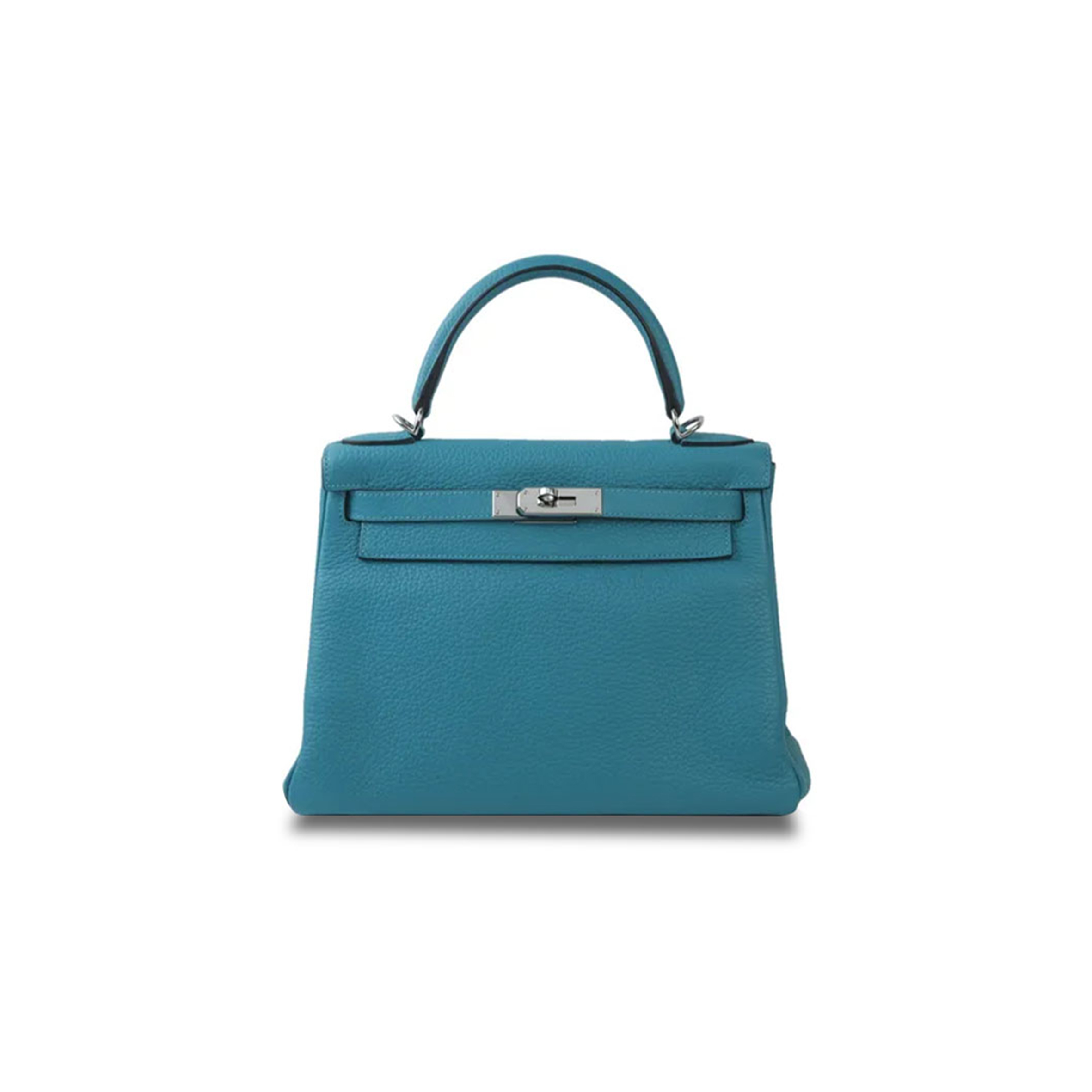 H**mes master kelly 25 blue togo with palladium hardware (25*17*7cm)